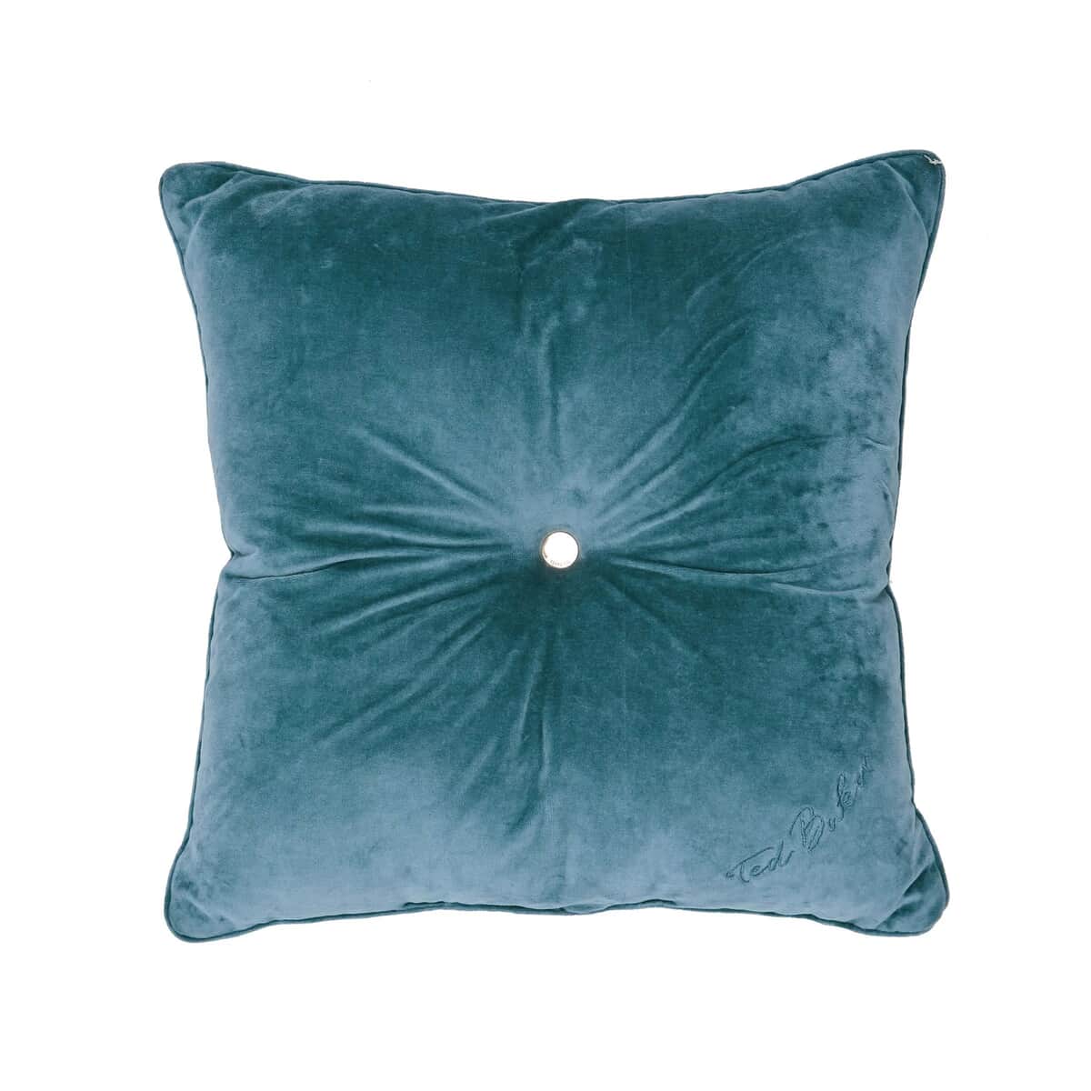 Ted Baker Semi Plain Cushion Blue large