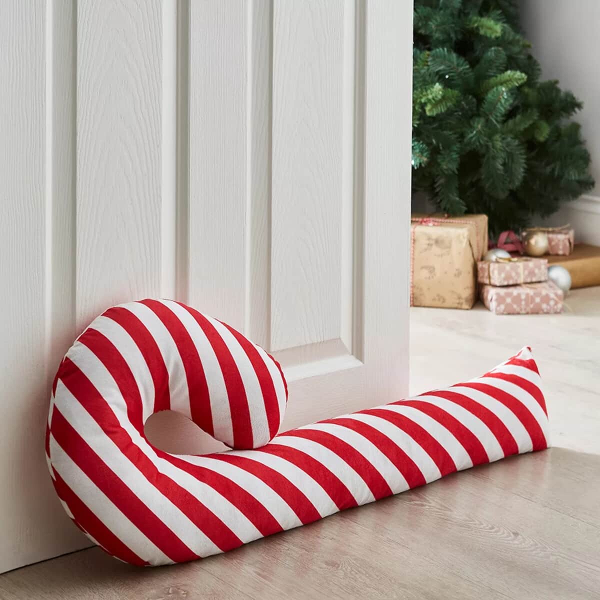 Catherine Lansfield Christmas Candy Cane Draught Excluder large