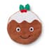 Catherine Lansfield Christmas Pudding Cushion Brown thumb 2