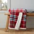 Catherine Lansfield Kelso Throw Red thumb