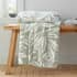 Catherine Lansfield So Soft Sorrel Leaves Throw Green thumb