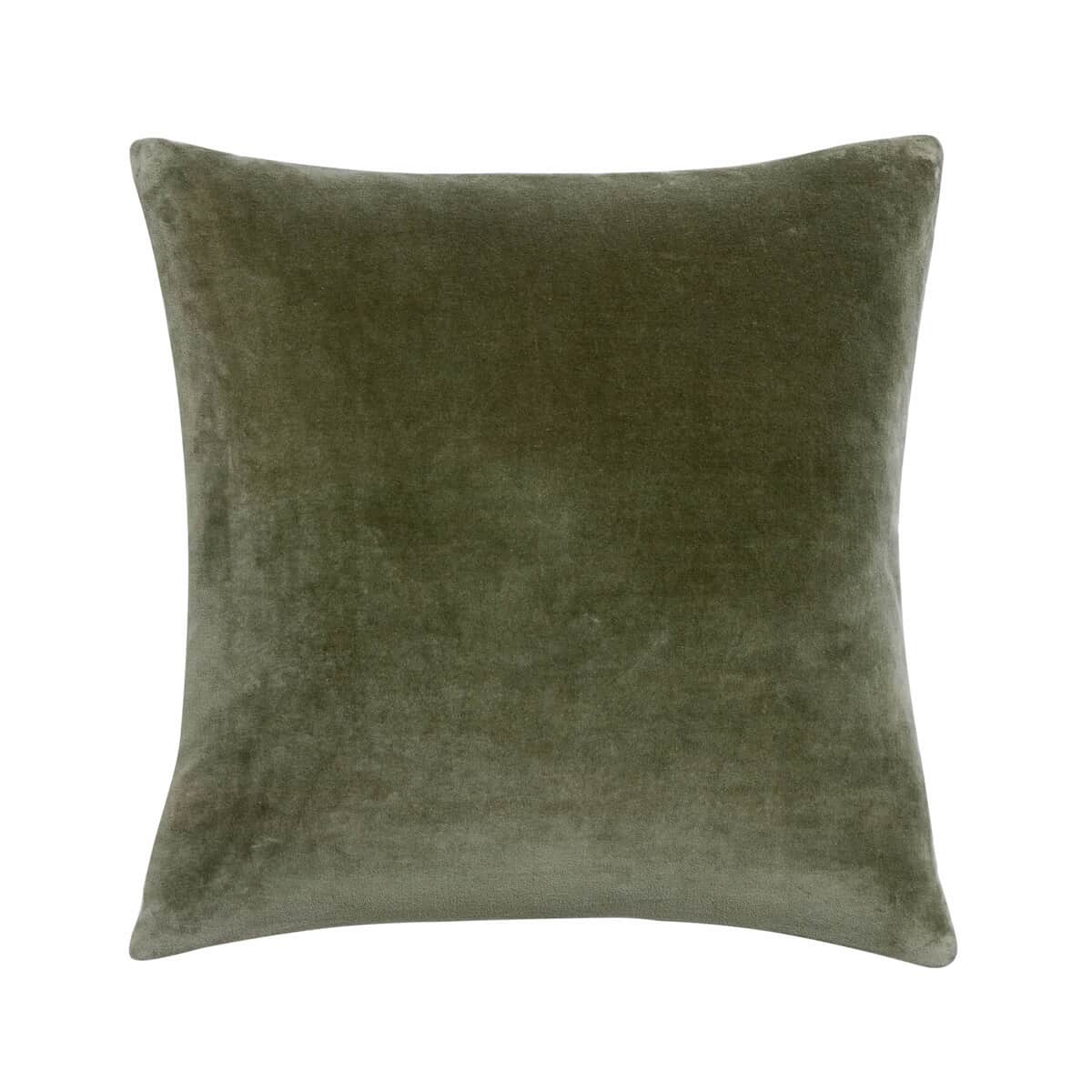Christy Jaipur Square Cushion Olive large