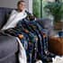 Deyongs Heated Throw Fox And Deer Navy thumb 2