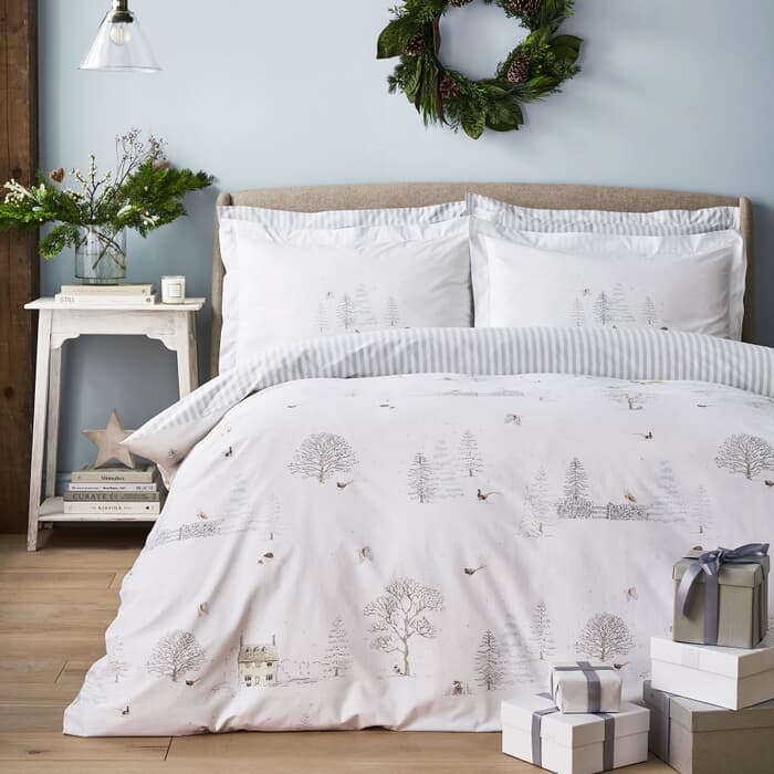 Sophie Allport Snowy Cottage White large