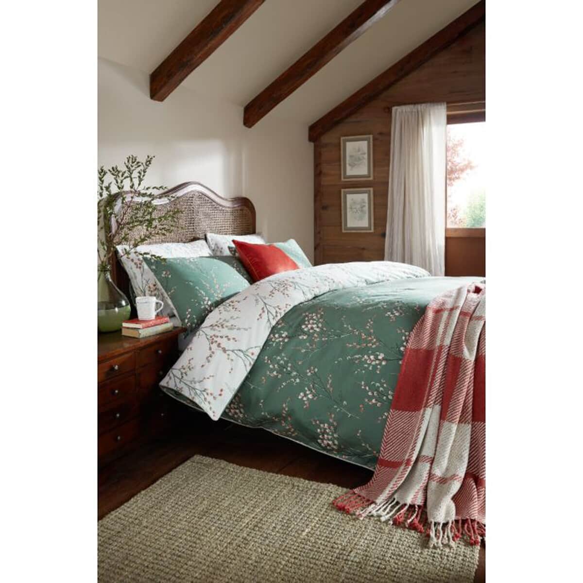 Laura Ashley Pussy Willow Fern Green large
