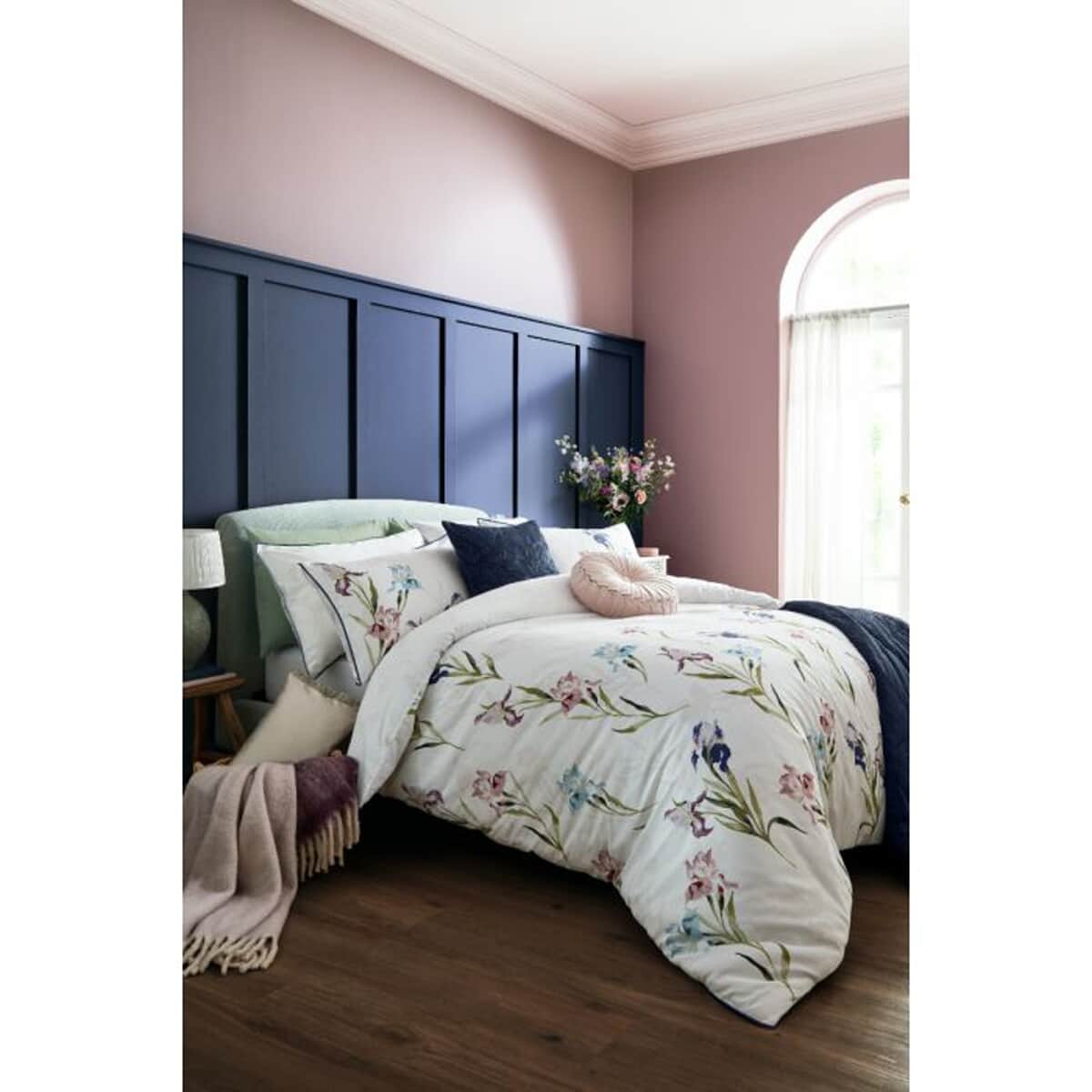 Laura Ashley Hawling Irises Grape Purple large