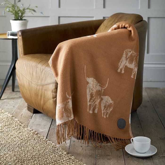 Lyndon Company Cow And Calf Throw large