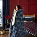Cosy Sherpa Tartan Navy Coverless Duvet