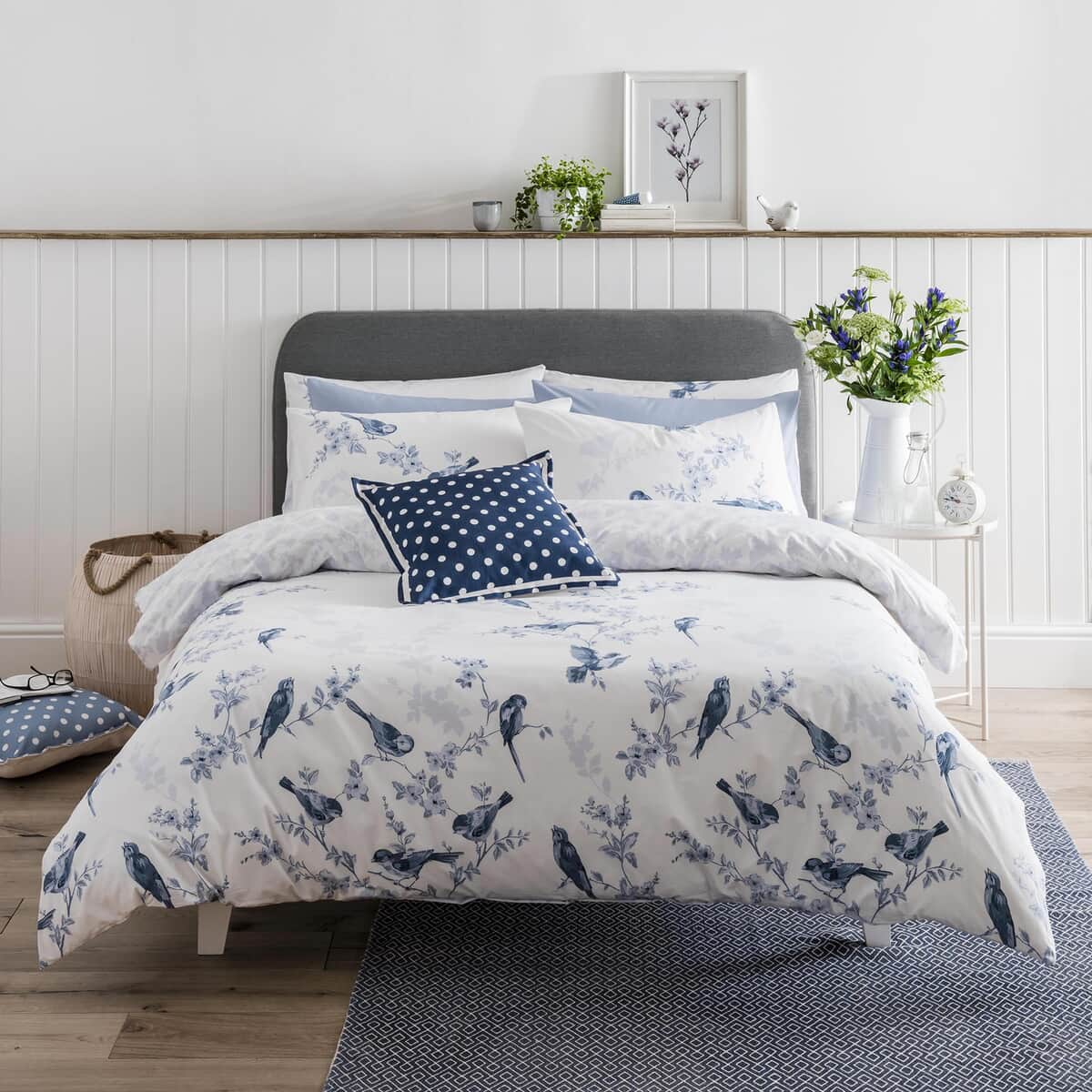 Cath Kidston British Birds Blue large