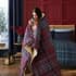 Night Lark Cosy Sherpa Tartan Berry Coverless Duvet small 8616A