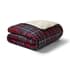 Night Lark Cosy Sherpa Tartan Berry Coverless Duvet small 8616BS1