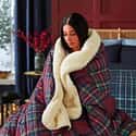 Cosy Sherpa Tartan Berry Coverless Duvet