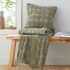 Catherine Lansfield Chunky Marl Knit Throw Olive thumb 2