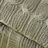 Catherine Lansfield Chunky Marl Knit Throw Olive thumb 1