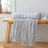 Catherine Lansfield Chunky Marl Knit Throw Silver thumb