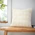 Catherine Lansfield Chunky Marl Knit Cushion Cream thumb