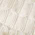Catherine Lansfield Chunky Marl Knit Throw Cream small 8638A
