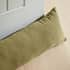 Catherine Lansfield Wilson Velvet Draught Excluder Olive small 8641A