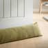 Catherine Lansfield Wilson Velvet Draught Excluder Olive small
