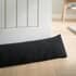Catherine Lansfield Wilson Velvet Draught Excluder Black thumb