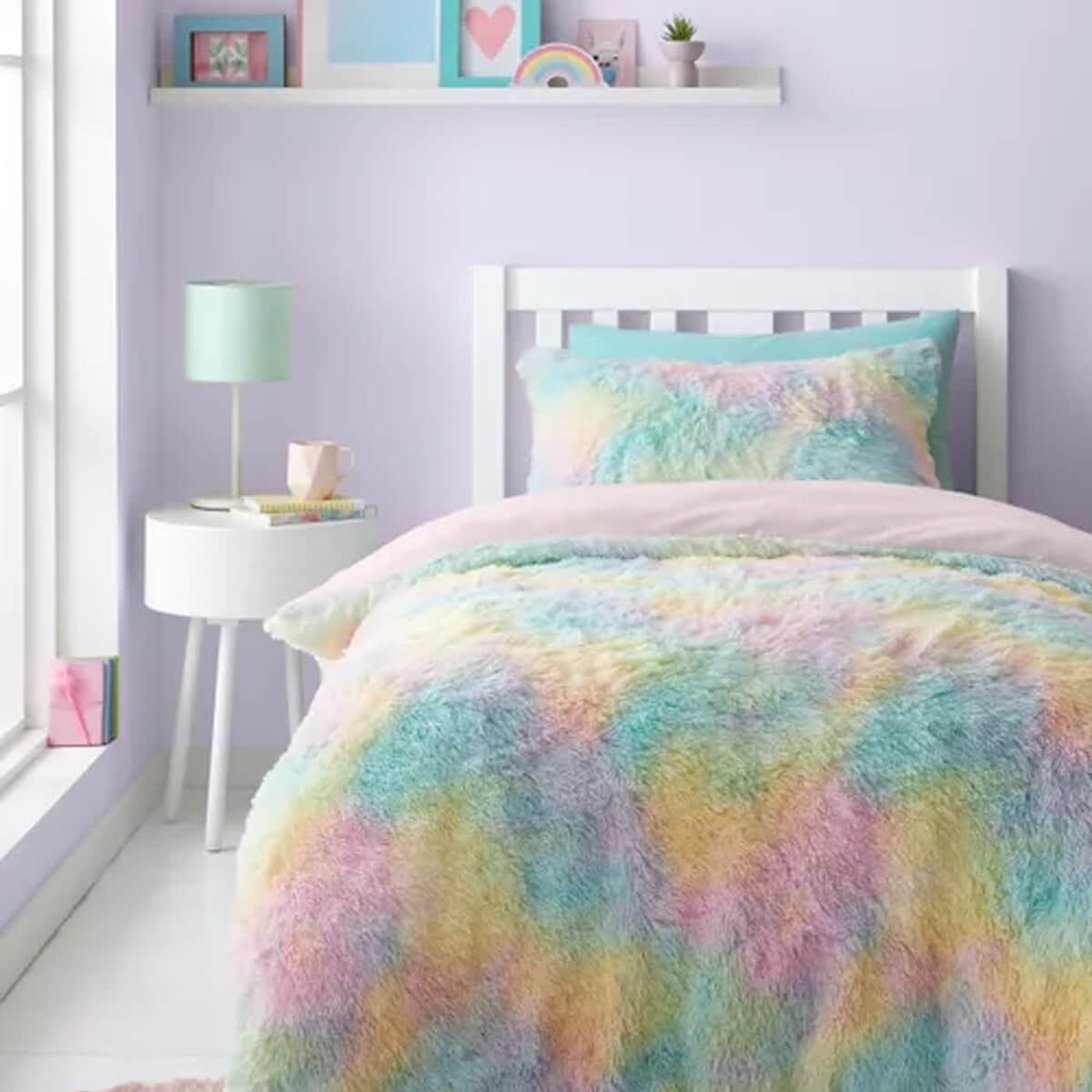 Catherine Lansfield Rainbow Cuddly Pastel large
