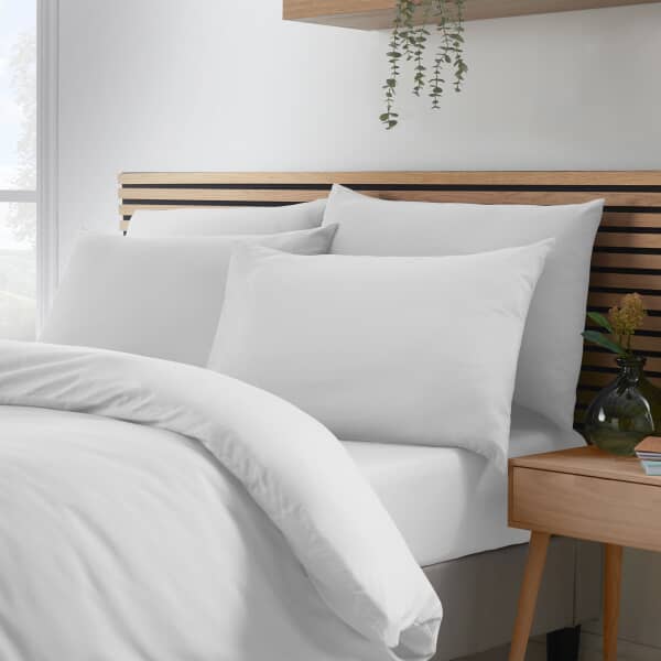 Easy Iron Percale White