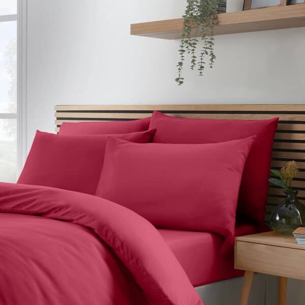 Easy Iron Percale Hot Pink
