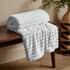 Catherine Lansfield Cosy Ribbed Throw Grey thumb