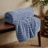 Catherine Lansfield Cosy Ribbed Throw Lansfield Blue thumb