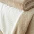 Catherine Lansfield Cosy Larsson Geo Fleece Throw Natural thumb 1