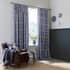 Burleigh Calico Blue Curtains thumb