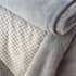 Catherine Lansfield Cosy Larsson Geo Fleece Throw Grey thumb 1