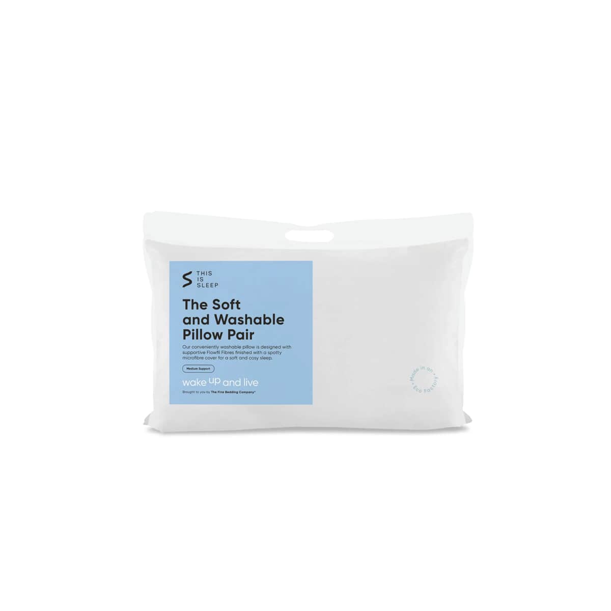Fine Bedding Co Soft and Washable Pillow Pair large