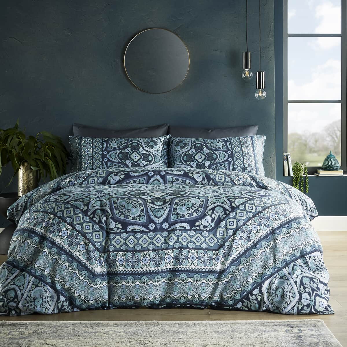 Vantona Kizzi Mandala Navy large