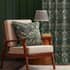 Morris and Co Strawberry Thief Jacquard Curtains Forest Green thumb 2