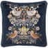 Morris and Co Strawberry Thief Embroidery Cushion Indigo thumb