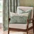 Morris and Co Marigold Feather Rich Cushion Leaf Green thumb 3