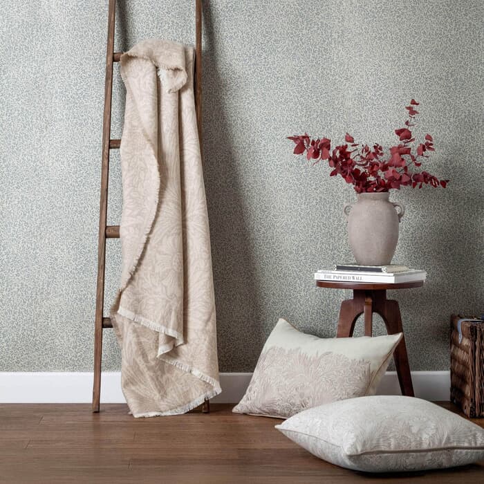 Morris & Co Marigold Throw Stone large