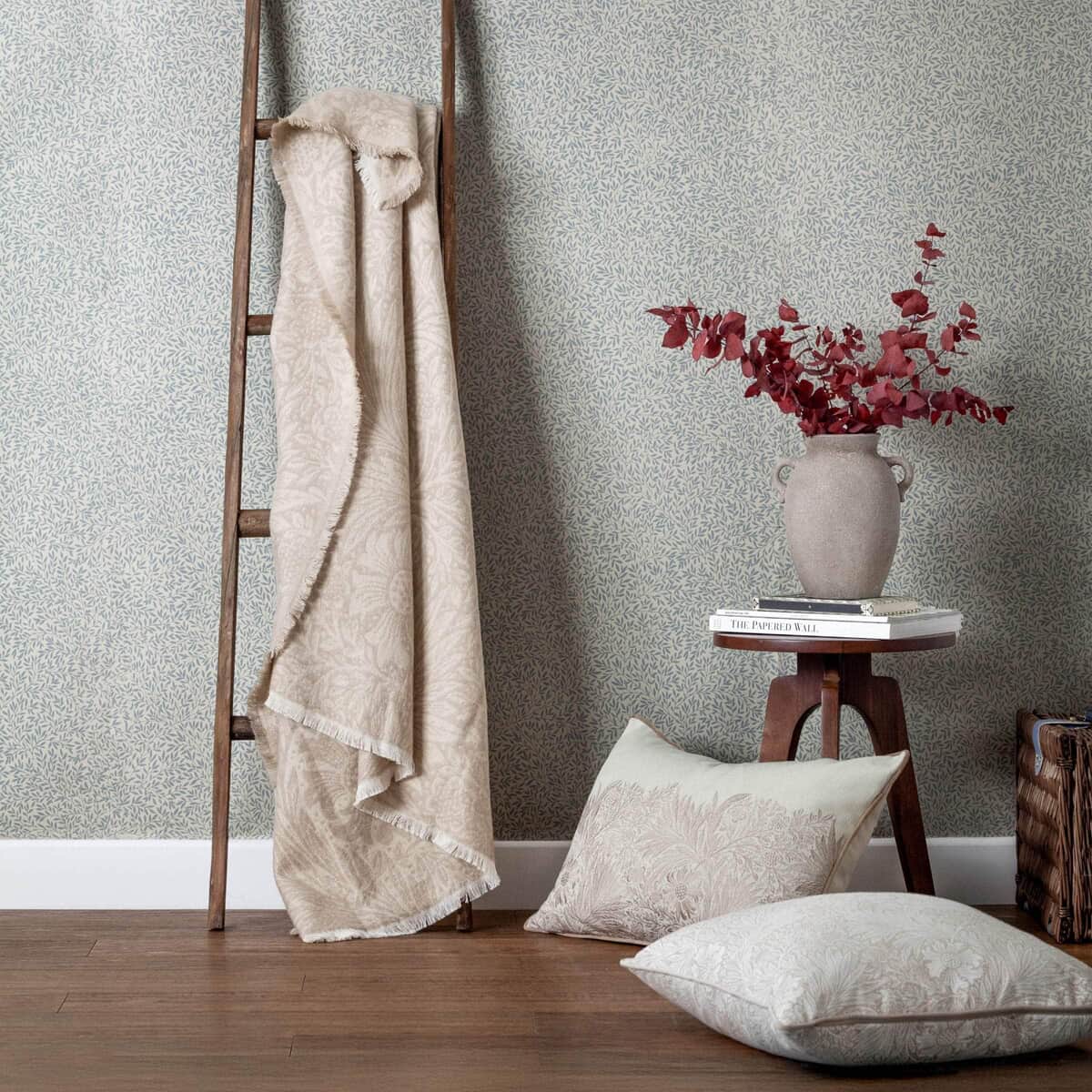 Morris and Co Marigold Throw Stone large