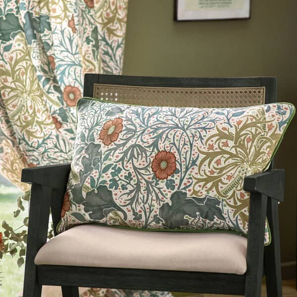 Seaweed Feather Rich Cushion Stone/Sunflower