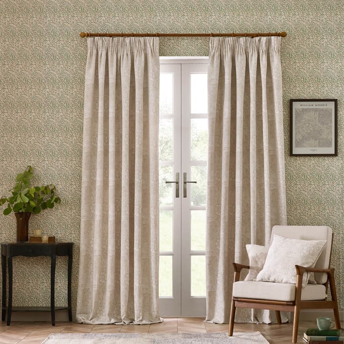 Morris & Co Marigold Curtains Stone large