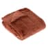 Paoletti Empress Faux Fur Throw Rust small 8752A