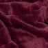 Paoletti Empress Faux Fur Throw Ruby small 8754B