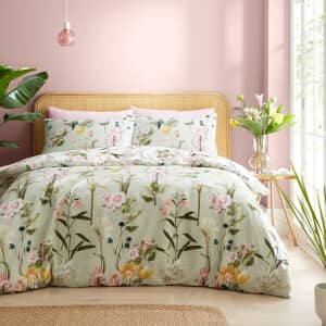 Exotic Floral Green