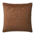 William Morris at Home Strawberry Thief Embossed Cushion Saffron small 8779A