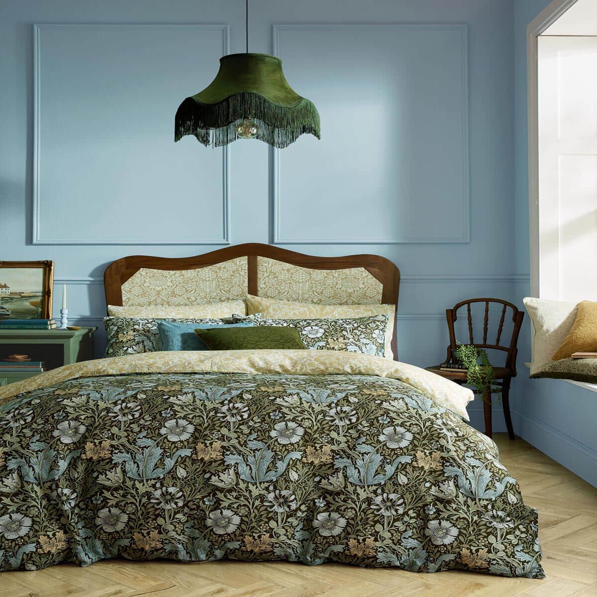 William Morris at Home Compton Olive Green large