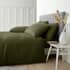 Catherine Lansfield Brushed Cotton Green small
