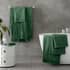 Catherine Lansfield Zero Twist Towels Dark Green small