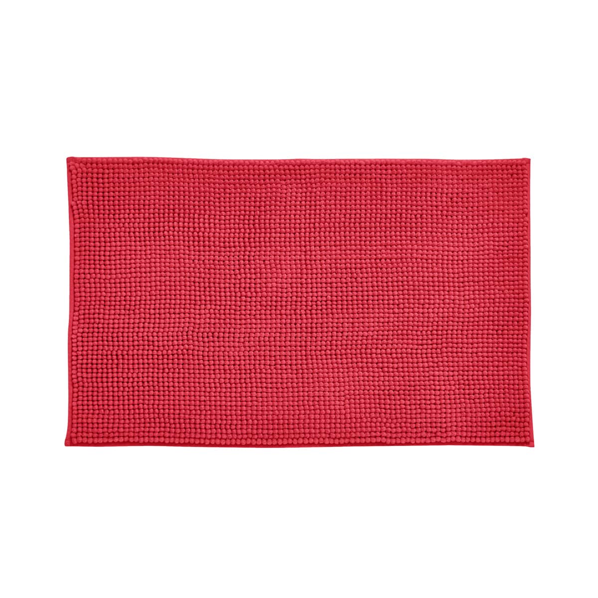 Catherine Lansfield Bobble Bath Mat Red large