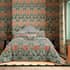 William Morris Helena in Peach and Teal thumb 1